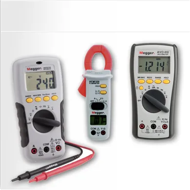 Examples of Measuring devices from Megger