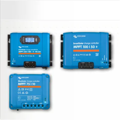 Examples of Solar chargers MPPT from Victron