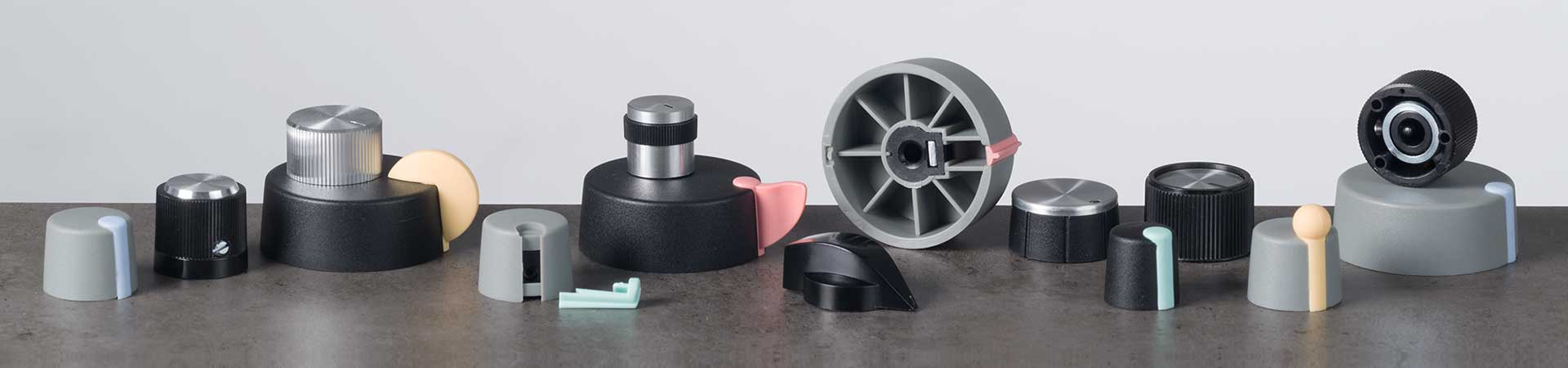 Lateral Screw Fixing Knobs Lateral Screw Fixing Knobs