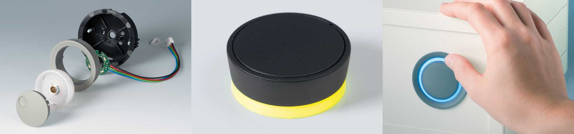 Butoane de reglaj cu iluminare LED Butoane de reglaj cu iluminare LED
