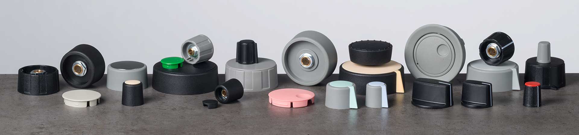 Tuning knobs with collet fixture Tuning knobs with collet fixture