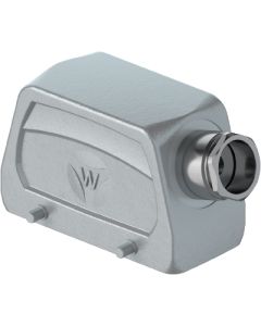 WIELAND - 70.350.1635.0 - Carcasă capac revos BASIC pentru 16 poli, aluminiu, pentru 2 leviere, presetupă M25 dreapta