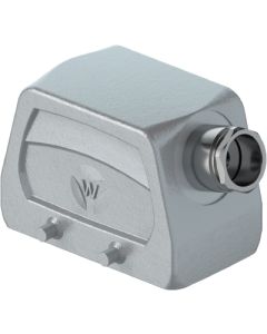 WIELAND - 70.350.1035.0 - Carcasă capac revos BASIC pentru 10 poli, aluminiu, pentru 2 leviere, presetupă M20 dreapta