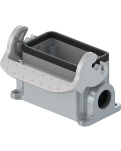 WIELAND - 70.331.0635.0 - Carcasă bază revos BASIC pentru 6 poli, aluminiu, montaj aparent, monolevier, presetupă M20 stânga