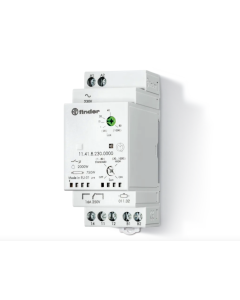 FINDER - 11.41.8.230.0000 - RELEU CREPUSCULAR MODULAR HISTEREZIS ZERO, 230 V AC, Sensibilitate la lumină: 1, 30 - 80, 1000 lx, lx 1, 16A