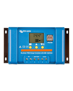 VICTRON ENERGY - SCC010005050 - Încărcător solar BlueSolar PWM-LCD&USB 12/24V-5A