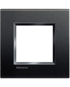 LEGRAND - BTICINO - Ramă Living Light, 2P, antracit - material: plastic polimerizat