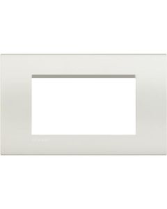 LEGRAND - BTICINO - Ramă pătrată 4 module - Living Light - alb - material: tehnopolimer