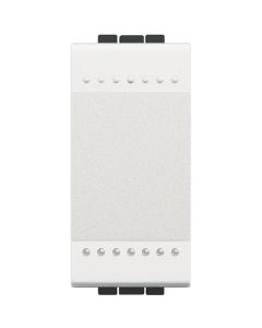 LEGRAND - BTICINO - Întrerupător simplu Living Light, 1P, 16A, 1M, 250 Vac, alb