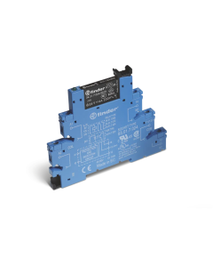 FINDER - 38.51.7.024.0050 - Modul interfață cu soclu, 24 V DC, 6 A, 1 contact comutator, AgNi, bobină sensibilă