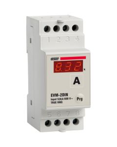 VEMER - VM260700 - Voltmetru - Ampermetru EVM-2DIN, VOLT/AMP. 600V-X/5AAC, 115/230V