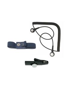 BERNSTEIN - 9-342 - Bratara ESD cu cablu spiralat antistatic, albastru inchis, 2,4m