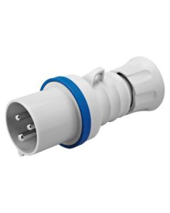 GEWISS - fișă, 2P+pe, 16A, IP44/ip54, 200-250V, 50/60hz, albastru