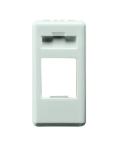 GEWISS - Soclu conector date, amp RJ45, seria 110, connect cablu UTP, alb system
