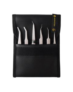 BERNSTEIN - 5-050 - Set 6 pensete SMD otel, geanta de piele