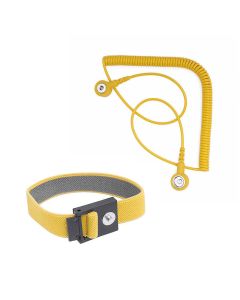 BERNSTEIN - 9-341 - Bratara ESD cu cablu spiralat, galben, 2,4m