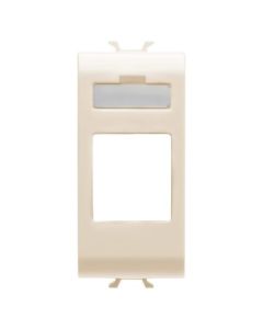 GEWISS - Carcasă conectori date, 1modul, fildeș chorus, tip amp/keystone jack