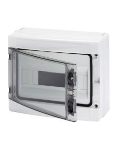 GEWISS - Cofret cu ușă transparentă, 12 module, IP65