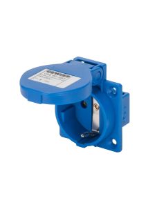 GEWISS - Priză industrială 2P+E, 16A cu flanșă  50x50 , ip54