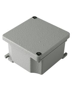 GEWISS - JUNCTION BOX IN DIE-CAST ALUMINIUM - PAINTED - METALLIC GREY - 91X91X54 - IP66
