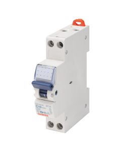 GEWISS - Siguranță Automată Miniatură MTC 45, 4,5KA, 1 modul, 1p+n, Curba C, 16A