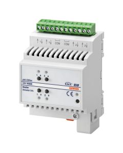 GEWISS - ACTUATOR FOR ROLLER SHUTTERS - 2 CHANNELS - 6A - KNX - IP20 - 4 MODULES - DIN RAIL MOUNTING