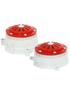 SiRENA - 53015 - Claxon MICROSAI C, sunet continuu, 95 dB, gri, 240V AC, IP65