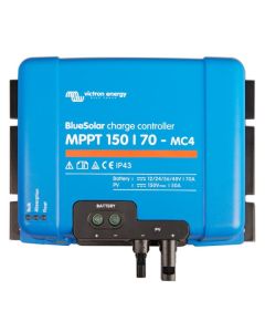 VICTRON ENERGY - SCC010070300 - Încărcător solar BlueSolar MPPT 150/70-MC4 - cu conectori plug-in tip MC4