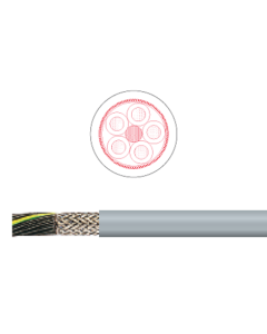 TKD - ÖPVC-JZ-CY 3G0,75 - PVC control cable 300/500 V, shielded, 3 x 0,75 mm², price/meter