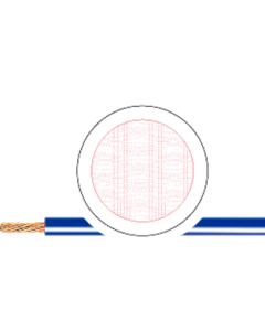 TKD, Blue-White Insulated PVC Wiring Cable, H05V-K, 0,75MMP, Price/meter, MOQ: 100 m