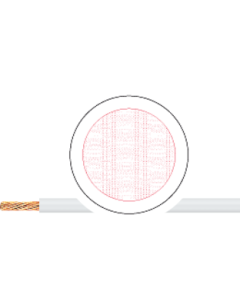 TKD, White Insulated PVC Wiring Cable, H05V-K, 0,5MMP, Price/meter, MOQ: 100 m