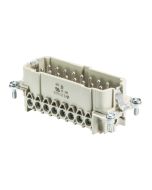 WIELAND - 70.310.1640.0 - Conector revos BASIC, fișă (insert tată), 16 poli + PE, 16 A, 500 V, conexiune cu șurub, contacte cositorite