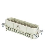 WIELAND - 70.310.2440.0 - Conector revos BASIC, fișă (insert tată), 24 poli + PE, 16 A, 500 V, conexiune cu șurub, contacte cositorite