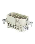 WIELAND - 70.310.1040.0 - Conector revos BASIC, fișă (insert tată), 10 poli + PE, 16 A, 500 V, conexiune cu șurub, contacte cositorite
