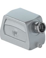 WIELAND - 70.350.0635.0 - Carcasă capac revos BASIC pentru 6 poli, aluminiu, pentru monolevier, presetupă M20 dreapta