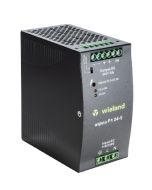 WIELAND - 8100061300 - Sursă tensiune monofazată WIPOS P1 24-5, 24 V DC / 5 A (120 W), Ualim 115/230 V AC, 210-370 V DC, șină DIN, IP20