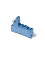 FINDER - 95.05 SMA - Soclu cu terminale cu șurub pentru relee 40.51 / 40.52 / 40.61 / 44.52 / 44.62, clemă de reținere metalică, pentru module 99.02, montare pe panou sau șină 35 mm