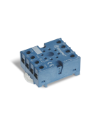 FINDER - 90.27 SMA - Soclu cu terminale cu șurub și plăcuță pentru relee 60.13 și temporizatoare 88.02, clemă de reținere metalică, fără module, montare pe panou sau șină 35 mm