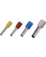 INTERCABLE - Teci Cablu Izolate, Roșu, 1,5mm2 L=8mm, Cutie 100 (1SET=100BUC) PQ=100, Pret/set
