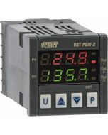 VEMER - Thermoregulator H2T PtJK-2P4A, 230VAC, dim. 48X48, Double Display Probes PT100, J K S