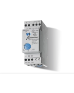 FINDER - Level control relay for conductive liquids, adjustable sensitivity 5 ... 150kOhm, 230 ... 240VC.A. power supply, 35 mm rail mounting