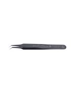 BERNSTEIN - 5-852-13 - ESD SMD tweezers 110 mm form 4b stainless steel, 40° angulated very pointed, dissipative
