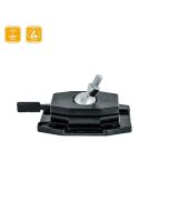 BERNSTEIN - 9-261-ESD - Baza articulatie sferica ESD  SPANNFIX  (capete filetate 12mm) pin M12 x 1.5 x 20 mm, bila de otel Ø 40 mm, disipativa