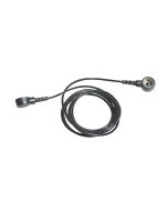 BERNSTEIN - 9-343-1 - Cablu de împământare ESD fără clemă crocodil, 1,8 m, 2 butoane de apăsare 10 mm
