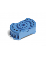 FINDER - Socket with Box Clamp Terminals, Series 90.23, 10A, 250VAC, PIN:11, DIN Rail, Panel Mounting