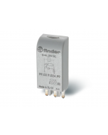 FINDER - Modul de semnalizare si protectie a bobinei EMC, modul LED verde si dioda, 6-24VDC