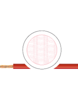 TKD, Red Insulated PVC Wiring Cable, H05V-K, 0,5MMP, Price/meter, MOQ: 100 m