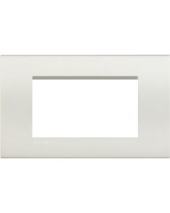 LEGRAND - BTICINO - Ramă pătrată 4 module - Living Light - alb - material: tehnopolimer