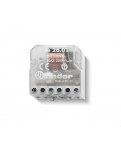 FINDER - Releu pas cu pas electromecanic, pentru instalații, bistabil, 230VAC, 1ND, 10A