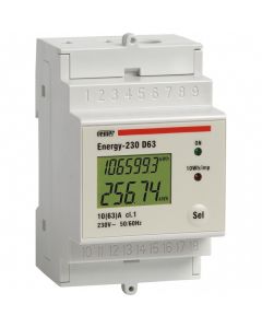 VEMER - Contor monofazat energie act. Energy-230 D63 (digital) 63A maxim